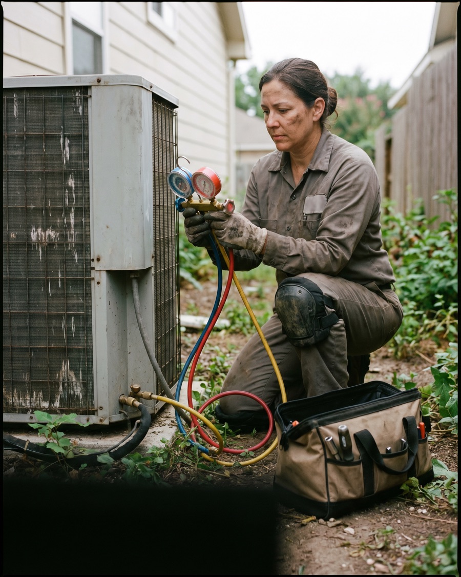 HVAC jobsite
